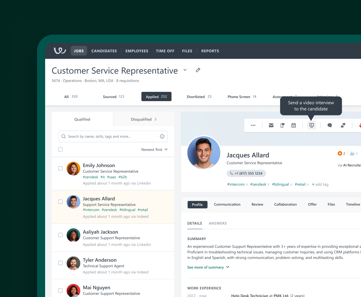 How customers connect Workable with assessment tools - image