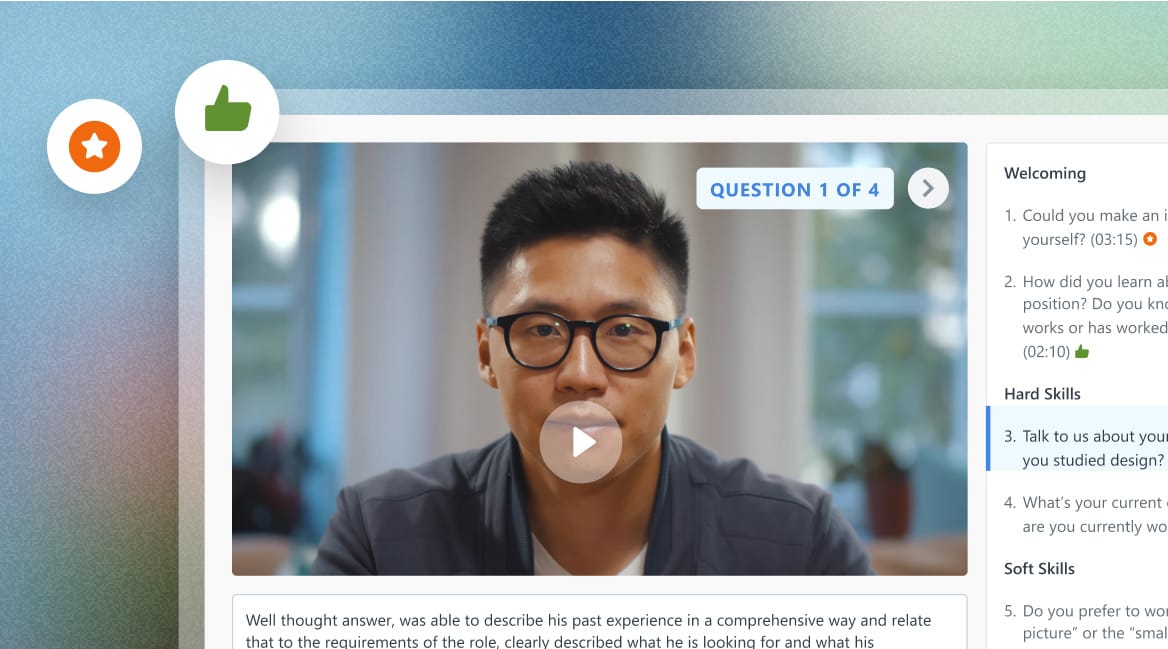 Video interview image