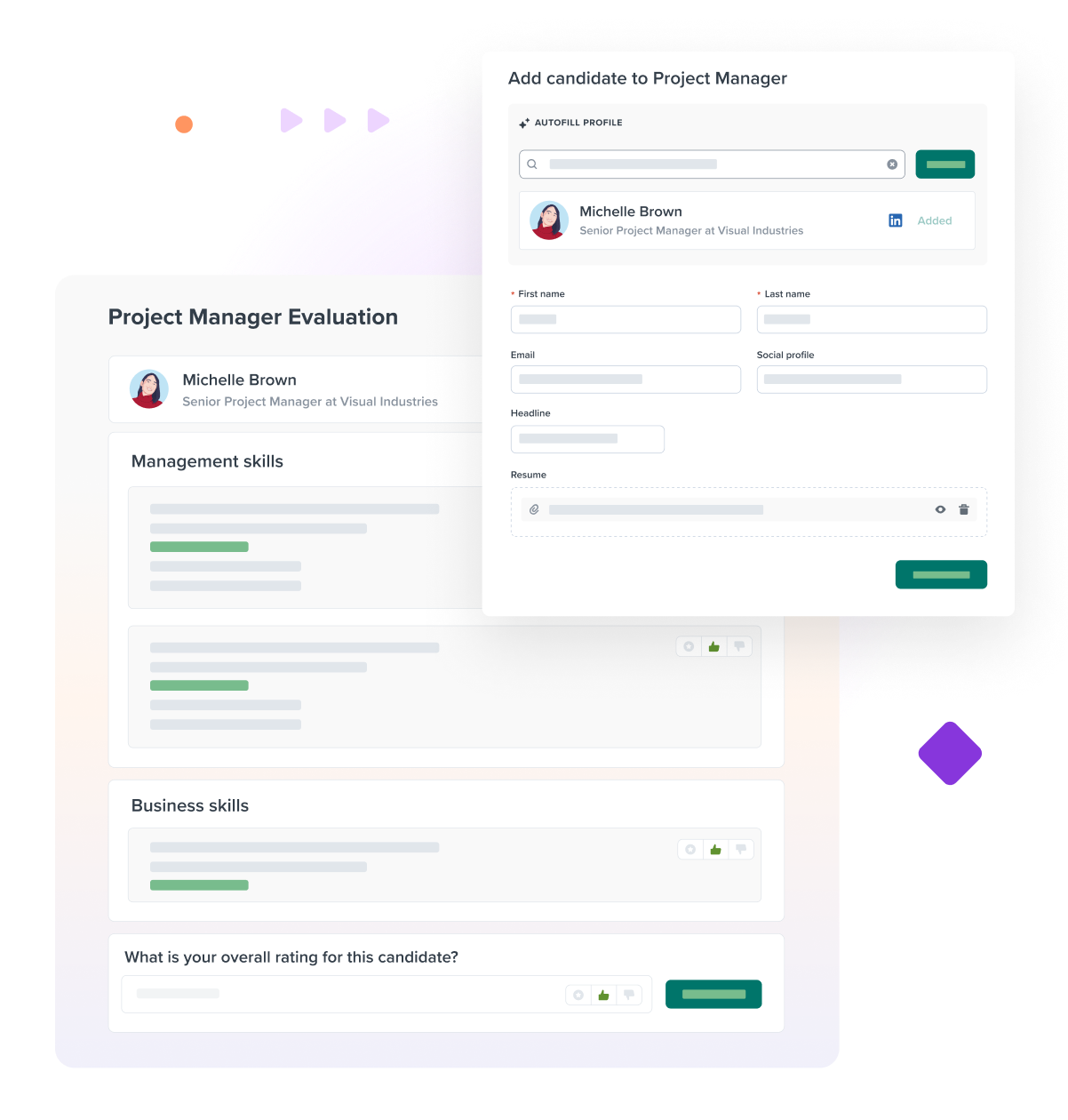 Workable graphic for Evaluate candidates