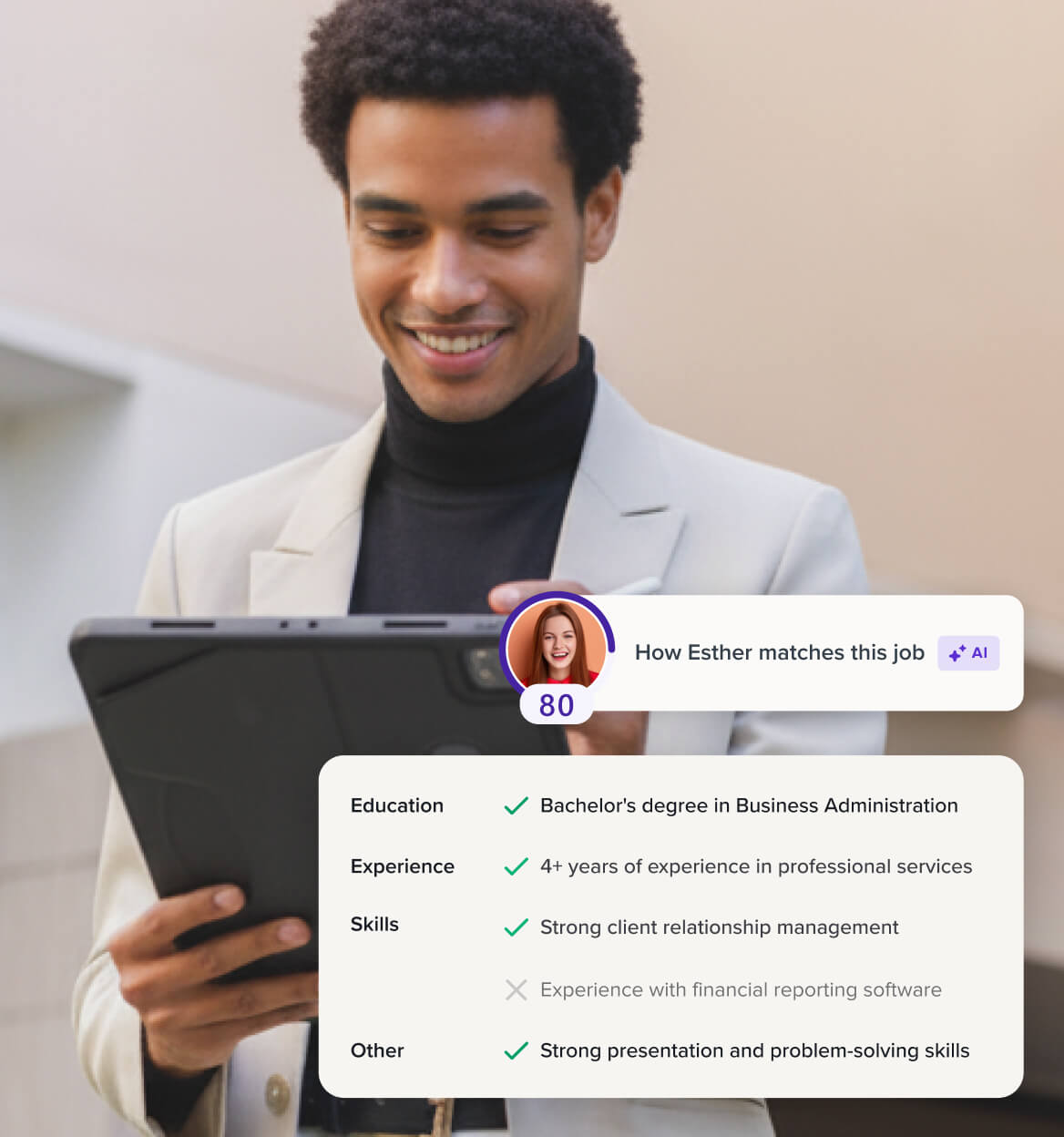 Professional services hiring workflow on Workable
